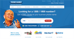 Desktop Screenshot of phonenames.com.au